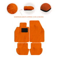 Premium Luxury Sheepskin Floor Mats for Porsche 911 (2004-2012)