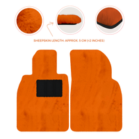Deluxe Luxury Sheepskin Floor Mats for Porsche 911 SC (1978-1984)