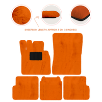 Premium Sheepskin Floor Mats for Ferrari 296 GTS (2022-2025)