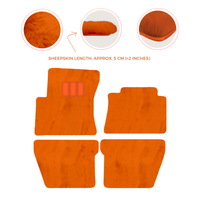 Premium Sheepskin Floor Mats for Bentley Flying Spur (2019-2023)