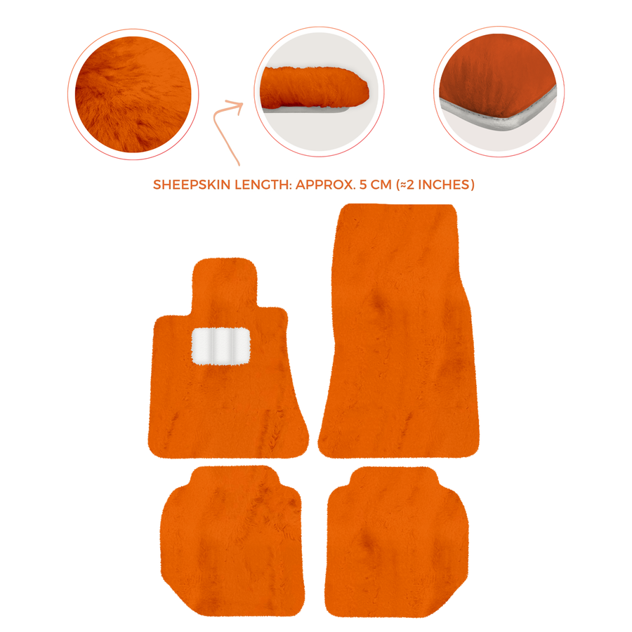 Luxury Sheepskin Floor Mats for Rolls-Royce Ghost Series I (2010-2014)