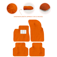 Premium Luxury Sheepskin Floor Mats for Bentley Bentayga 2015-2023