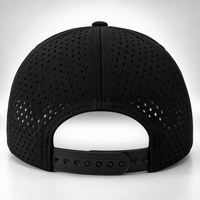 Casquette Complète Imperméable Noire ER56 Design - Édition