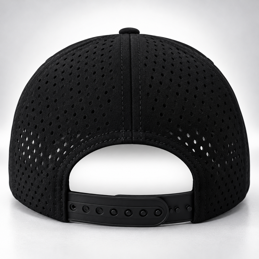 Casquette Complète Imperméable Noire ER56 Design - Édition