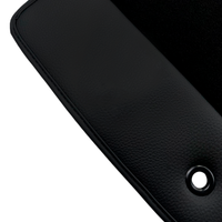 Black Floor Mats for Chevrolet Camaro Fourth Generation (1992-2002) with Leather | AutoWin