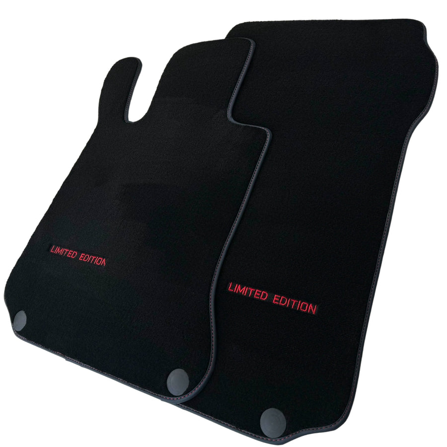 Black Floor Mats For Mercedes Benz A-Class W177 Hatchback Hybrid (2019-2023) | Limited Edition