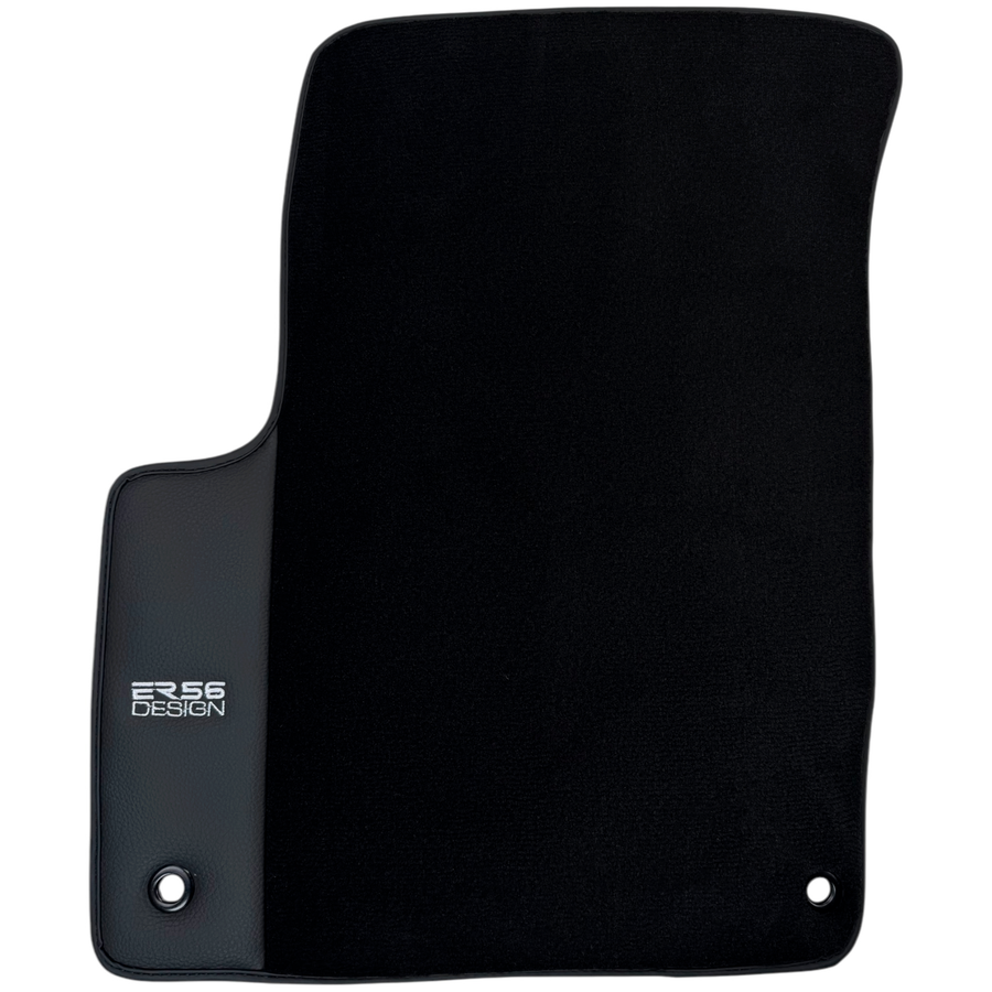 ER56 Design Black Floor Mats for Chevrolet Nubira J200 Daewoo (2000-2003) with Leather
