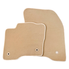 Beige Floor Mats for Lincoln MKX (2015-2018) SUV by AutoWin