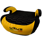 Black Alcantara Backless Car Seat for Kids with Yellow Leather | Lamborghini Urus