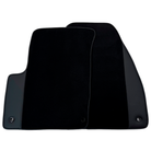 Black Floor Mats for Chrysler 300C (2011-2012) with Leather | AutoWin