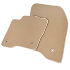 Beige Floor Mats for Lincoln MKX (2015-2018) SUV by AutoWin