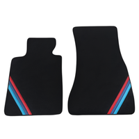 Customizable M-Performance Colors Black Floor Mats for BMW iX (2022-2024)