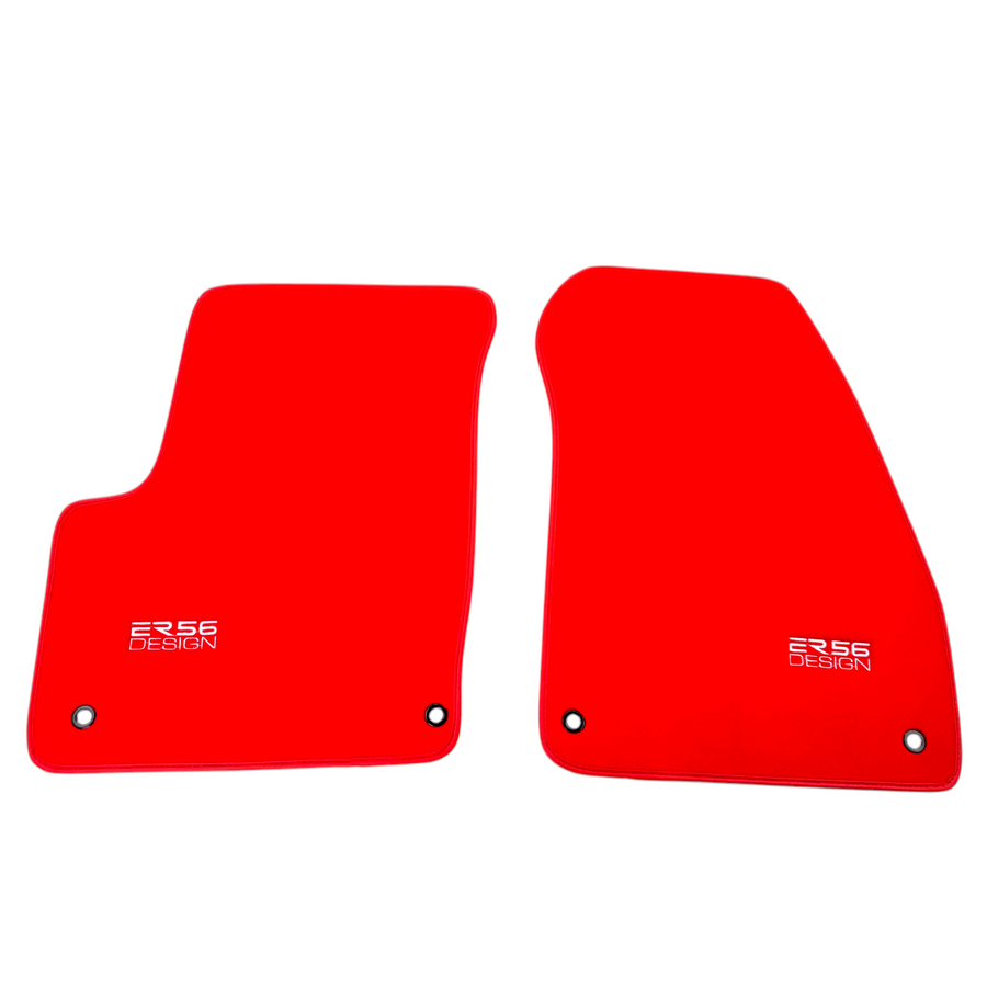Red Floor Mats for Chevrolet Camaro Fifth Generation (2010-2015) by ER56 Design