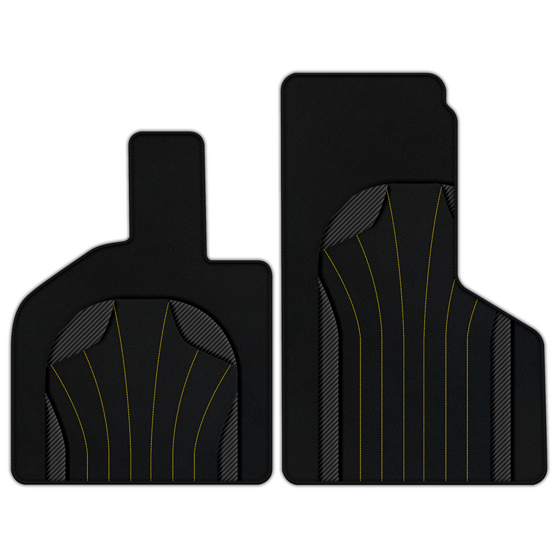 Customizable Leather Floor Mats with AW38 Pattern for Lamborghini Huracan Tecnica (2022-2024)