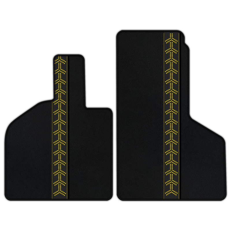 Customizable Leather Floor Mats with AW44 Pattern for Lamborghini Tecnica (2022-2024)