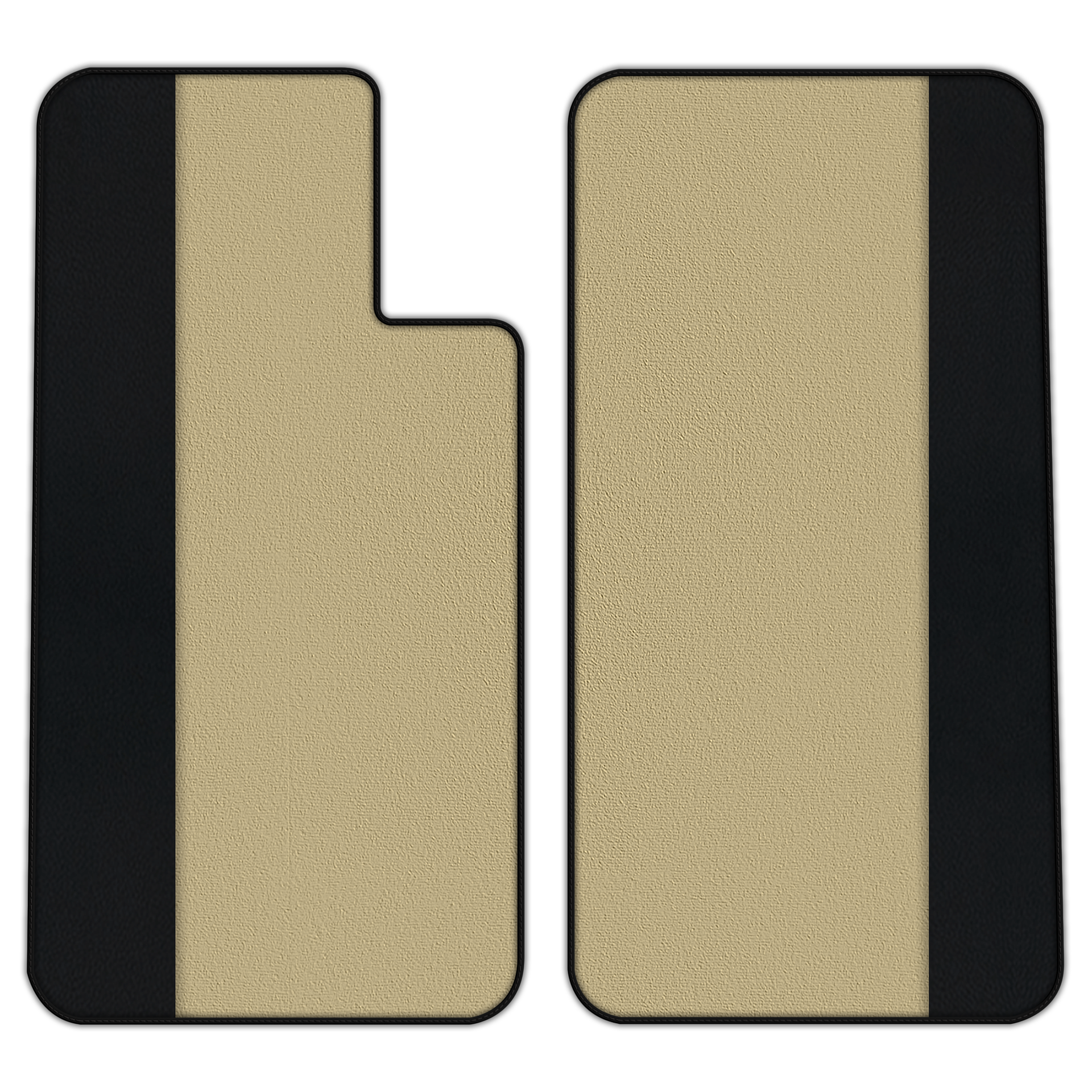 Sheepskin Floor Mats for Porsche 550 (1953–1956) - Sheepskin Length, Various Color Options - AutoWin