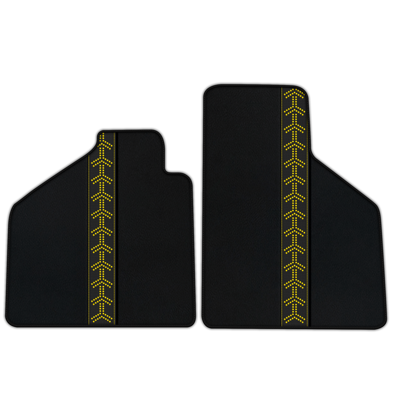 Passgenaue Leder-Autofußmatten mit AW19-Muster für Lamborghini Diablo (1990-2001)