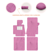 Luxurious Premium Sheepskin Floor Mats for Bentley Arnage (1998-2009)