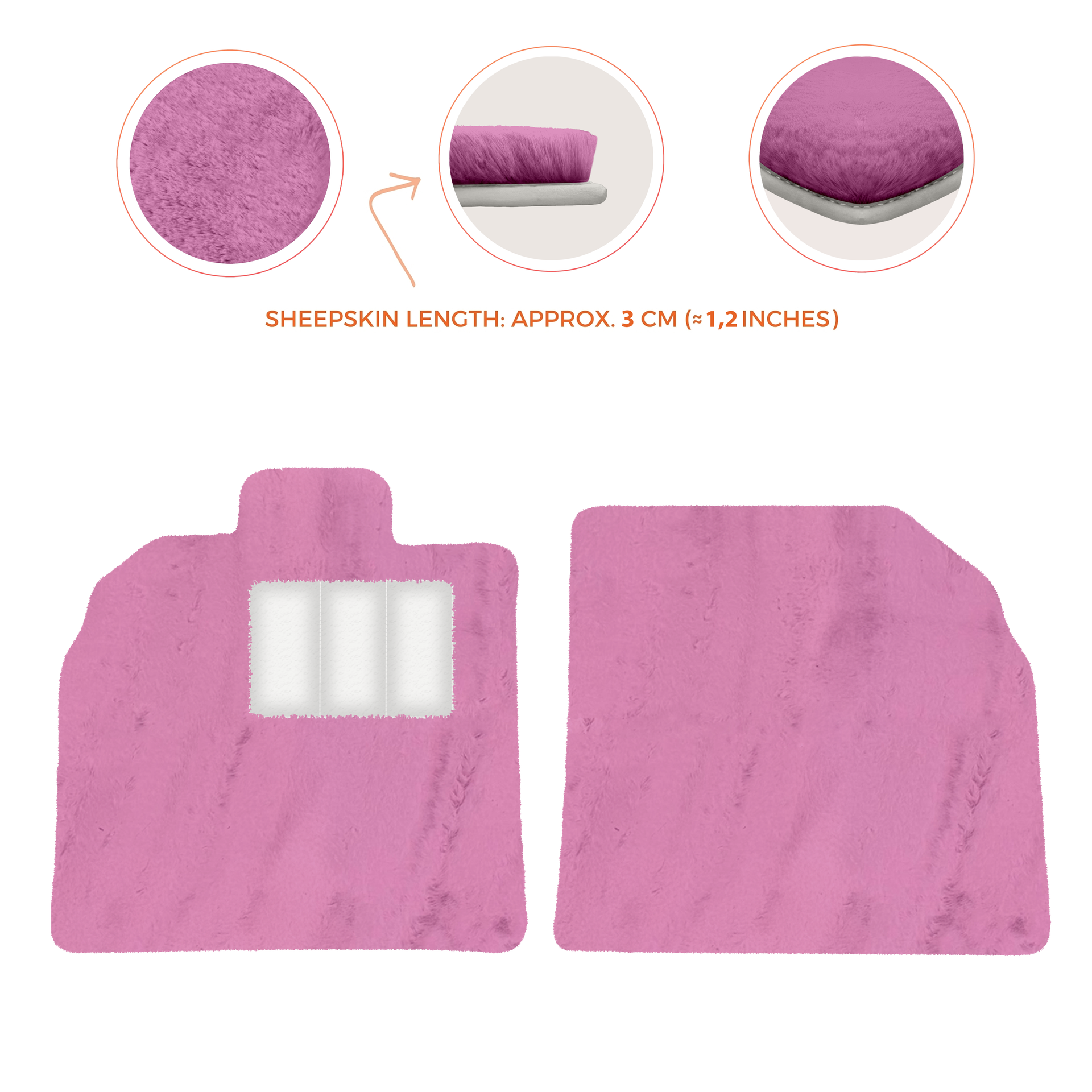 Black Floor Mats for Lamborghini Aventador SV with Alcantara Leather - AutoWin.EU