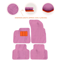 Premium Sheepskin Floor Mats for Lamborghini Countach 1974-1990