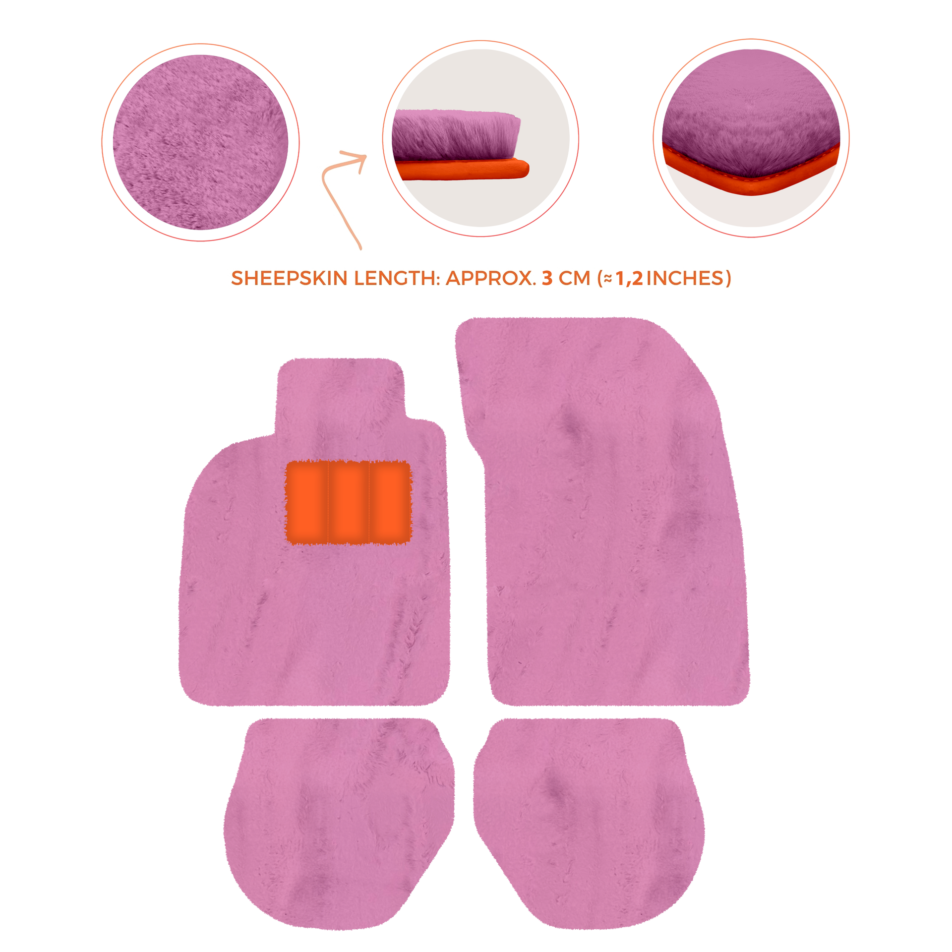 Tapis de voiture noirs pour Porsche 993 (1994-1998) avec - AutoWin