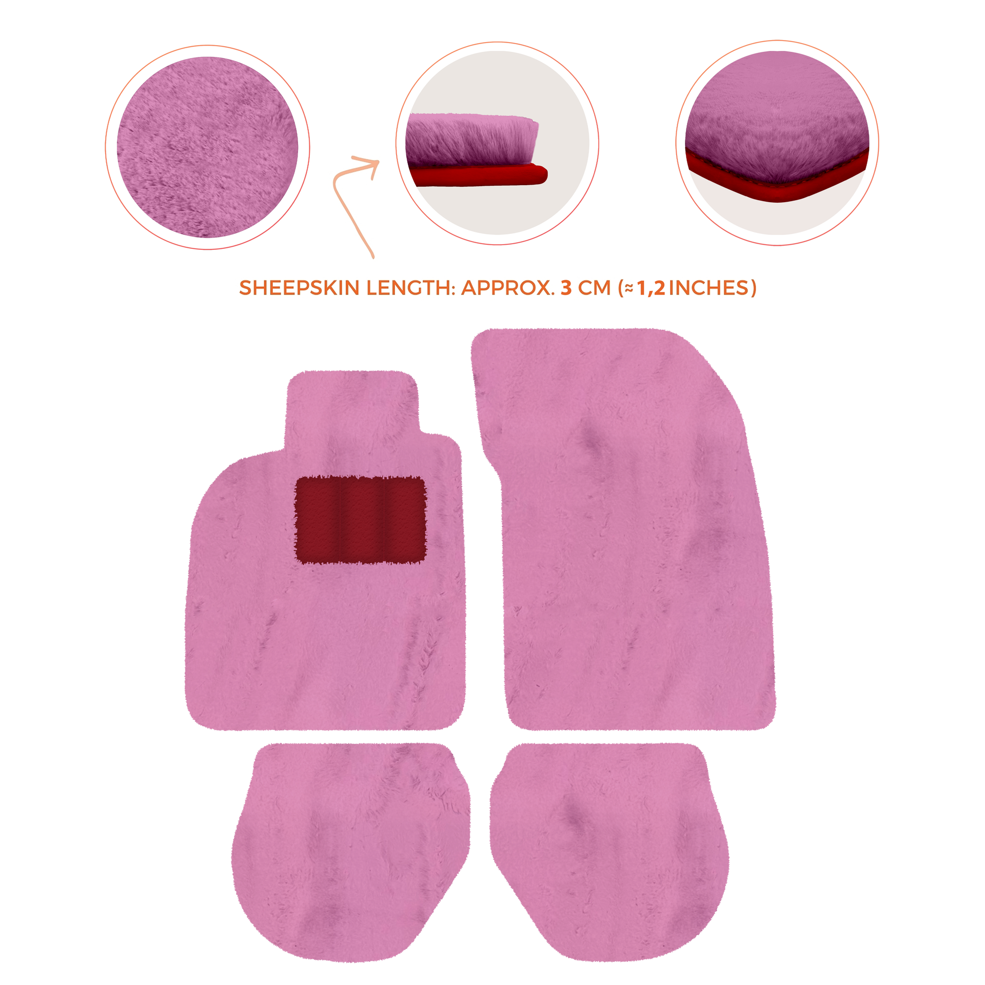 Tapis de voiture noirs pour Porsche 993 (1994-1998) avec - AutoWin