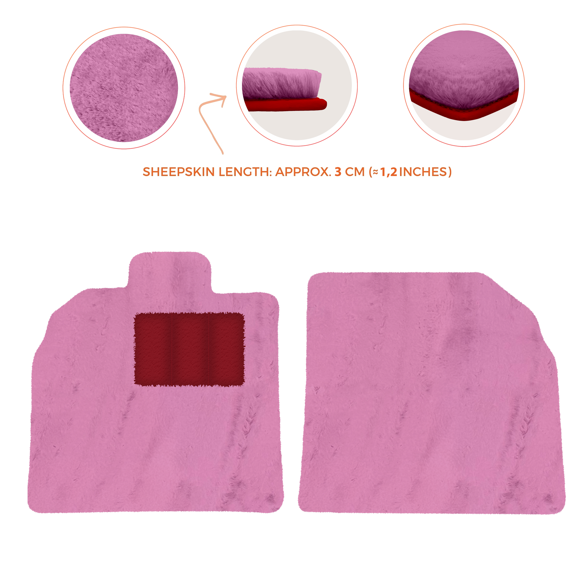 Black Floor Mats for Lamborghini Aventador SV with Alcantara Leather - AutoWin.EU