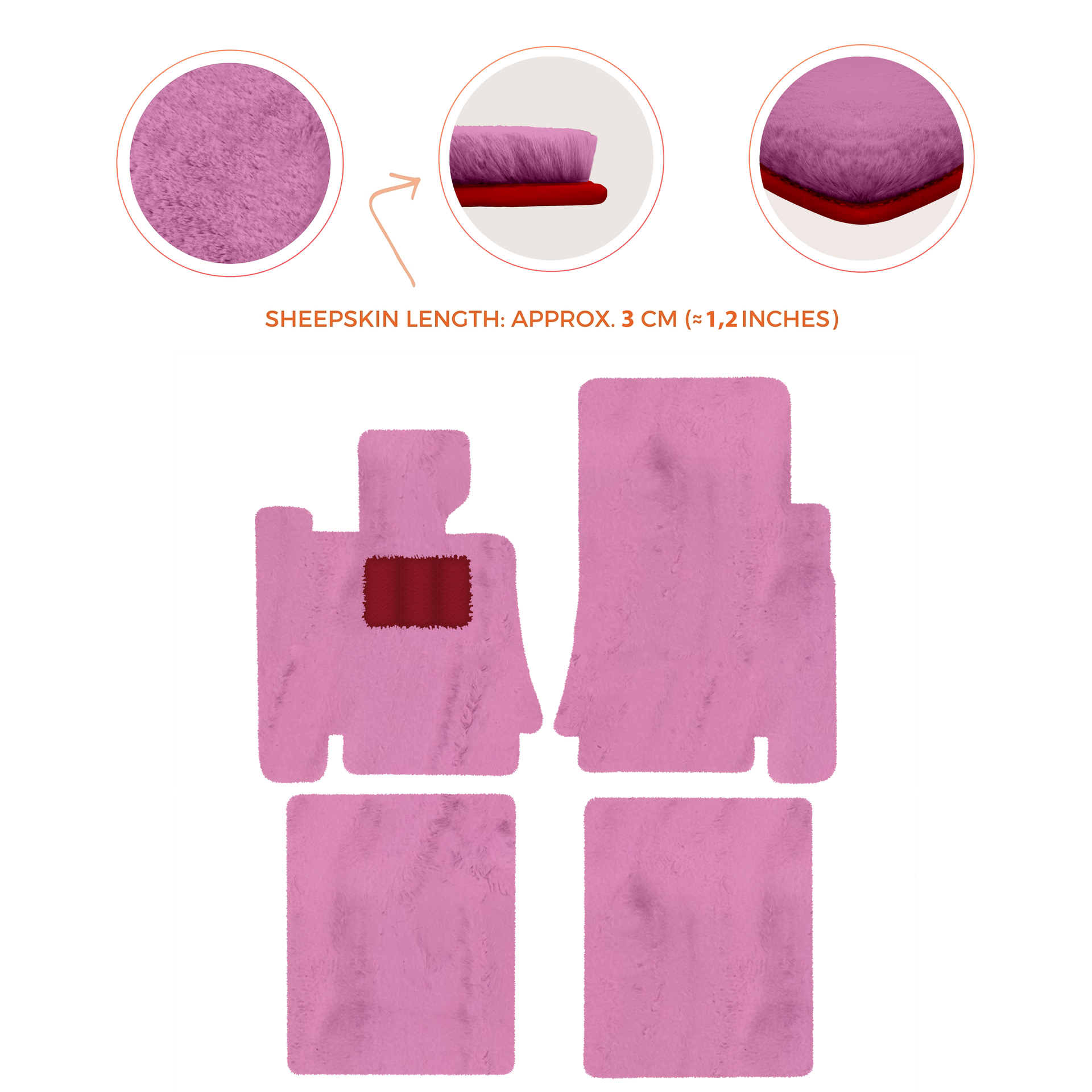 Premium Sheepskin Floor Mats for Bentley Mulsanne (2010-2020)