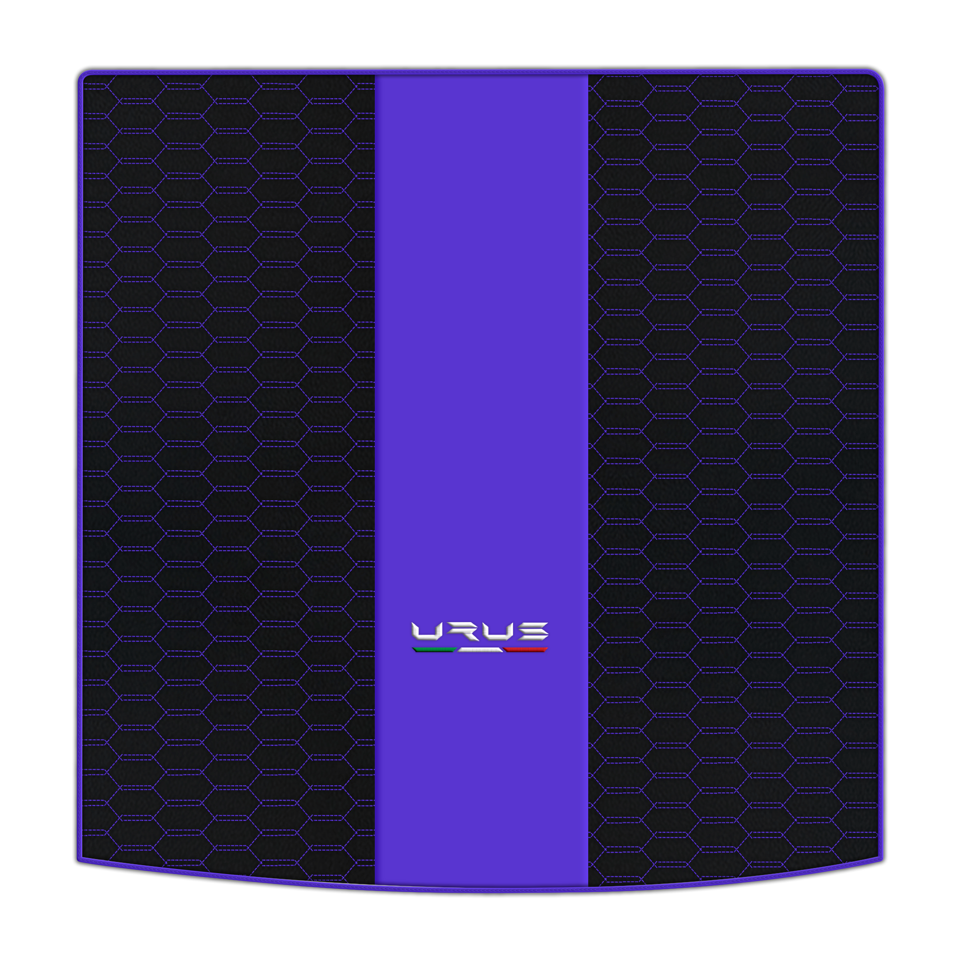 Tapis de voiture beige pour Lamborghini Urus Performante en cuir carboné - AutoWin.EU