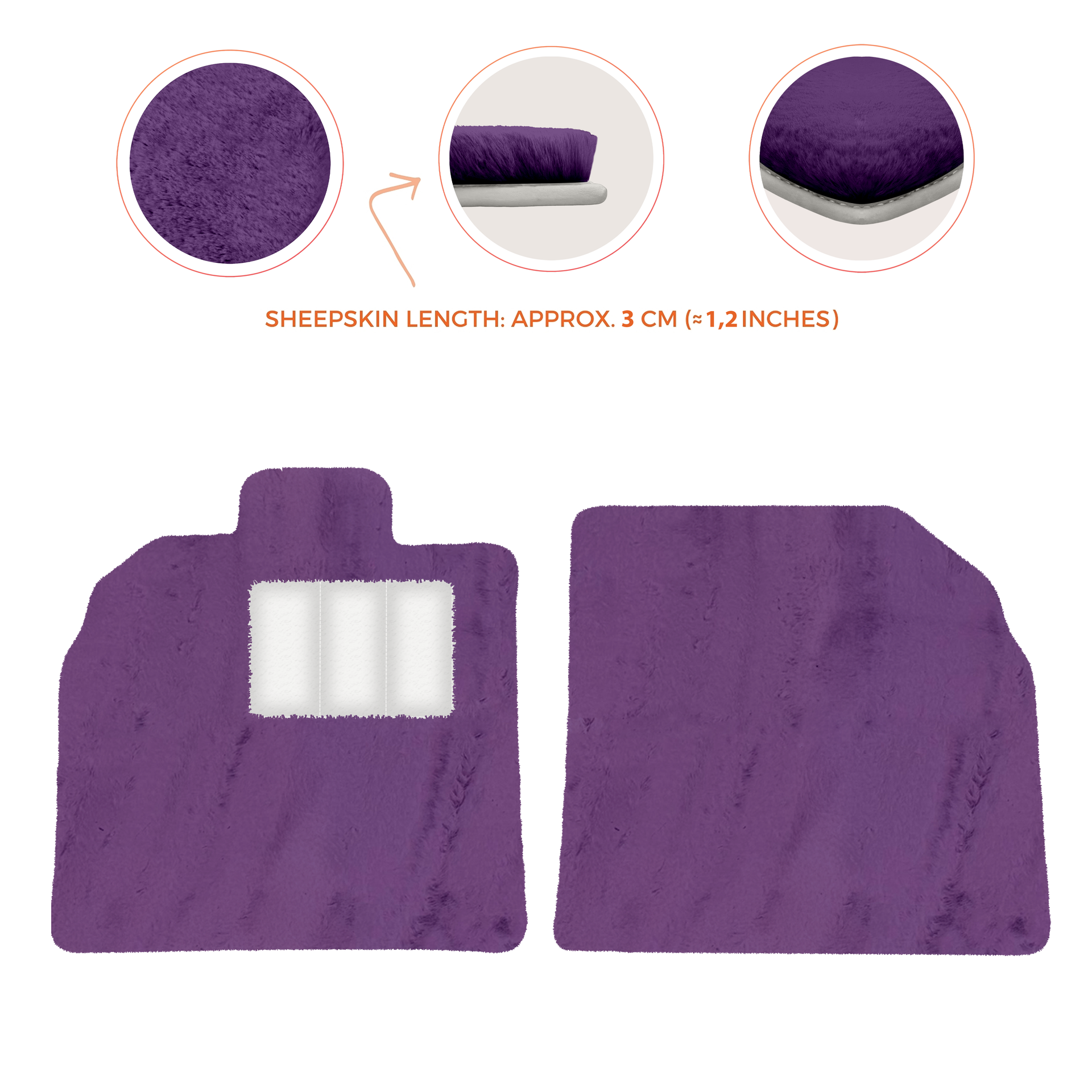 Black Floor Mats for Lamborghini Aventador SV with Alcantara Leather - AutoWin.EU