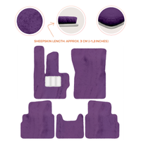 Premium Sheepskin Floor Mats for Mercedes-Benz G-Class W463 2008-2018