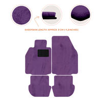 Premium Luxury Sheepskin Floor Mats for Porsche 911 (2004-2012)