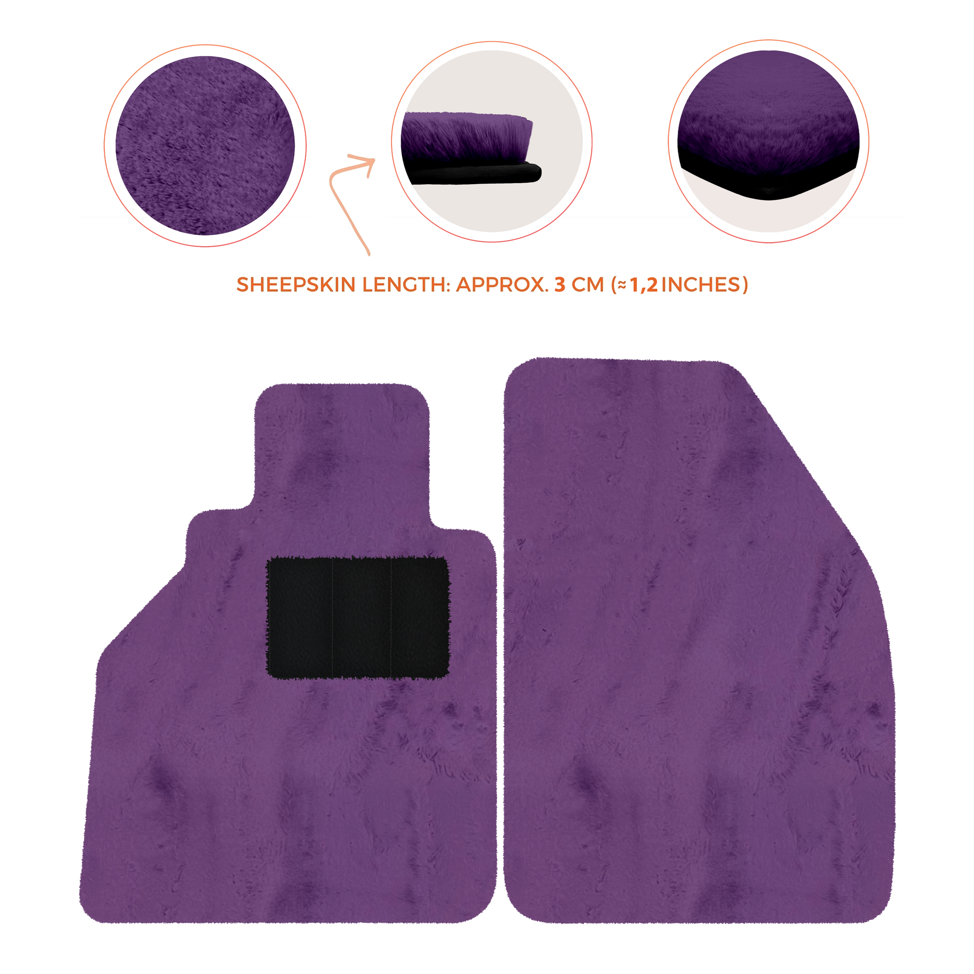 Dark Blue Floor Mats for Porsche 986 Boxster (1996-2004) with Leather - AutoWin