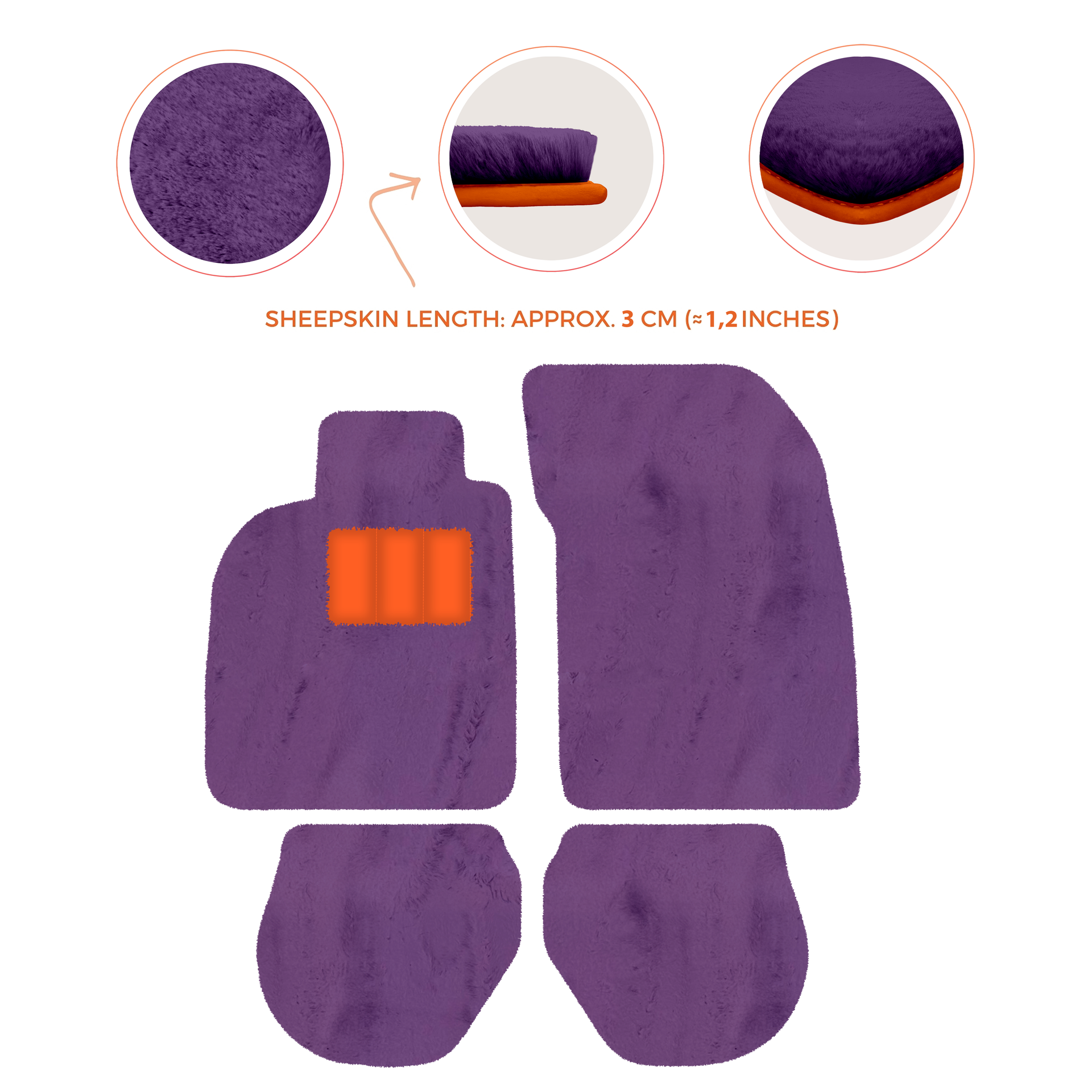 Tapis de voiture noirs pour Porsche 993 (1994-1998) avec - AutoWin