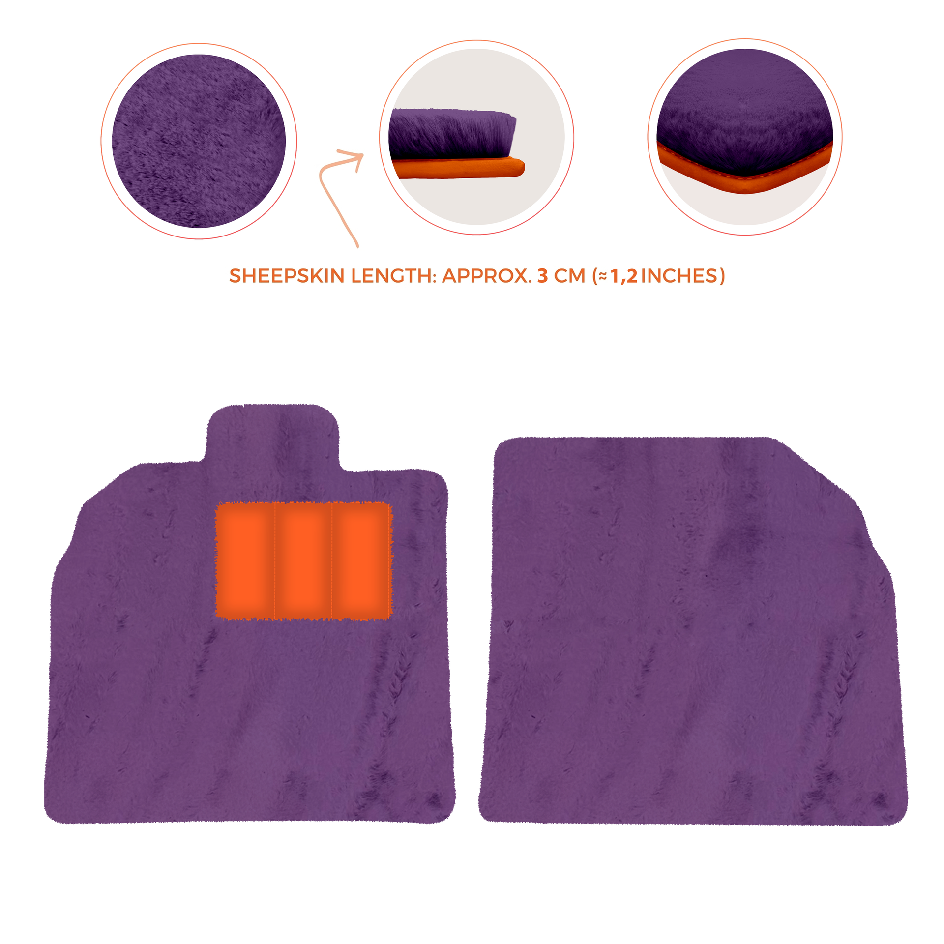 Black Floor Mats for Lamborghini Aventador SV with Alcantara Leather - AutoWin.EU