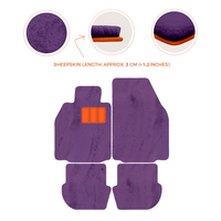 Premium Luxury Sheepskin Floor Mats for Porsche 911 (2004-2012)