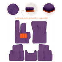 Premium Sheepskin Floor Mats for Mercedes-Benz G-Class W463 2008-2018