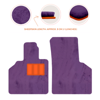 Premium Sheepskin Floor Mats for Lamborghini Aventador (2012-2022)