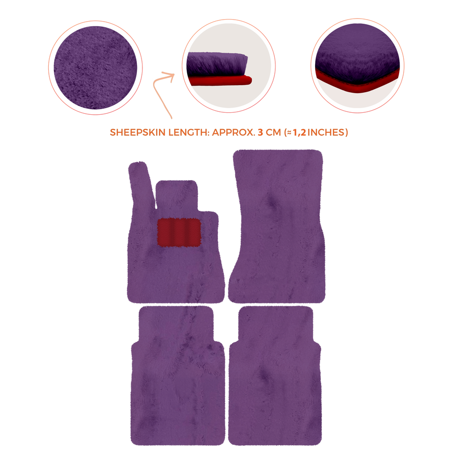 Luxury Sheepskin Floor Mats for Mercedes-Benz G-Class W463 (2018-2023)