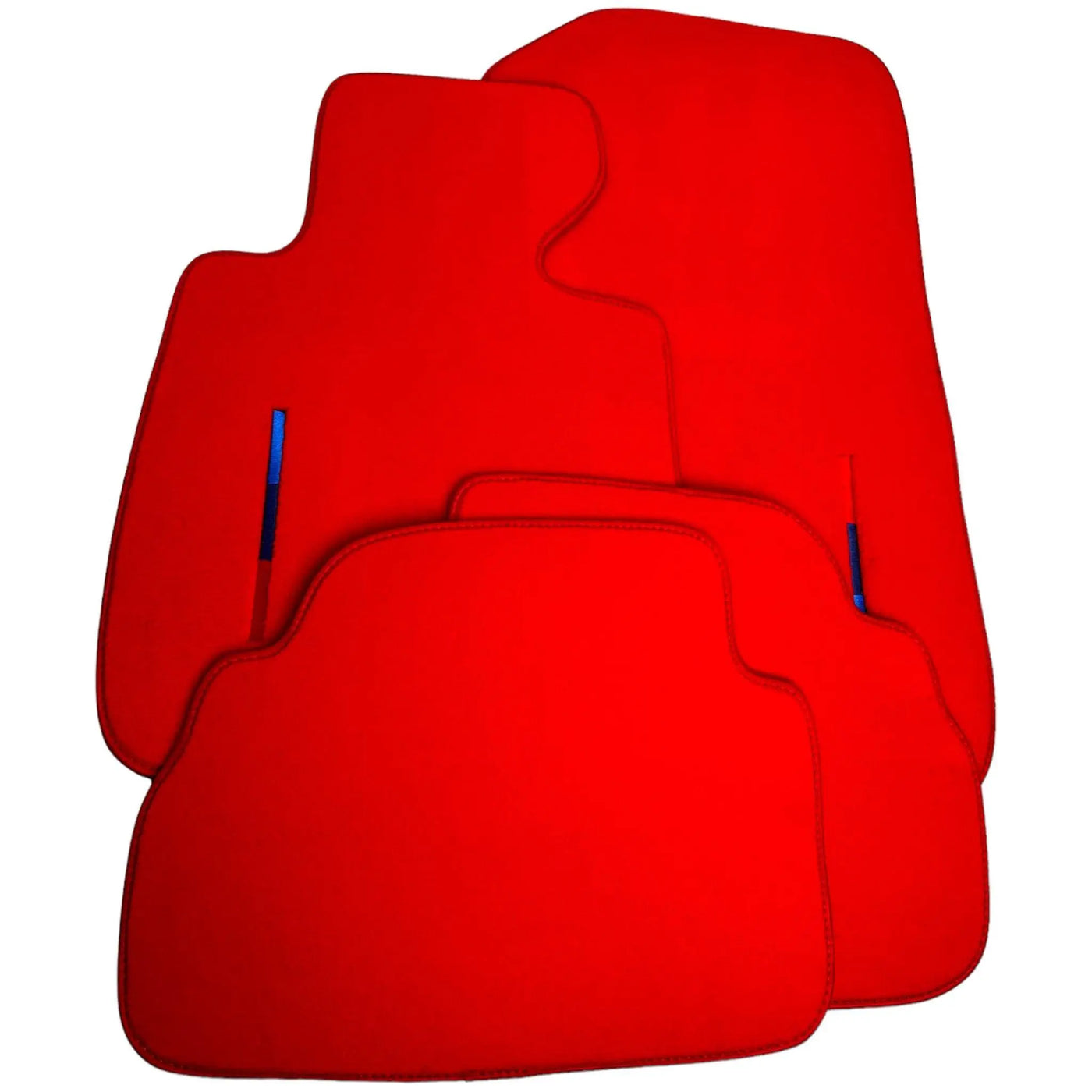 Red Floor Mats For BMW 3 Series E92 LCI With M Package - AutoWin