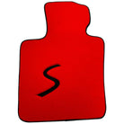 Red Floor Mats for Mini Countryman F60 Hybrid (2020-2023) - AutoWin