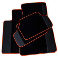 Black Floor Mats for BMW 2 Series G61 (2023-2026) Touring with Leather | Various Trim Colors