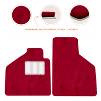 Premium Sheepskin Floor Mats for Lamborghini Aventador (2012-2022)