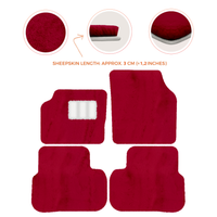 Luxury Sheepskin Floor Mats for Aston Martin V8 Coupe (1996-2000)