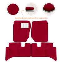 Premium Sheepskin Floor Mats for Range Rover Sport L460 (2022-2024)