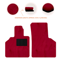 Premium Sheepskin Floor Mats for Lamborghini Aventador (2012-2022)
