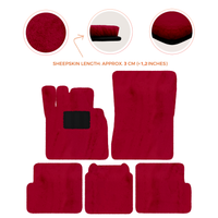 Premium Sheepskin Floor Mats for Ferrari 296 GTS (2022-2025)