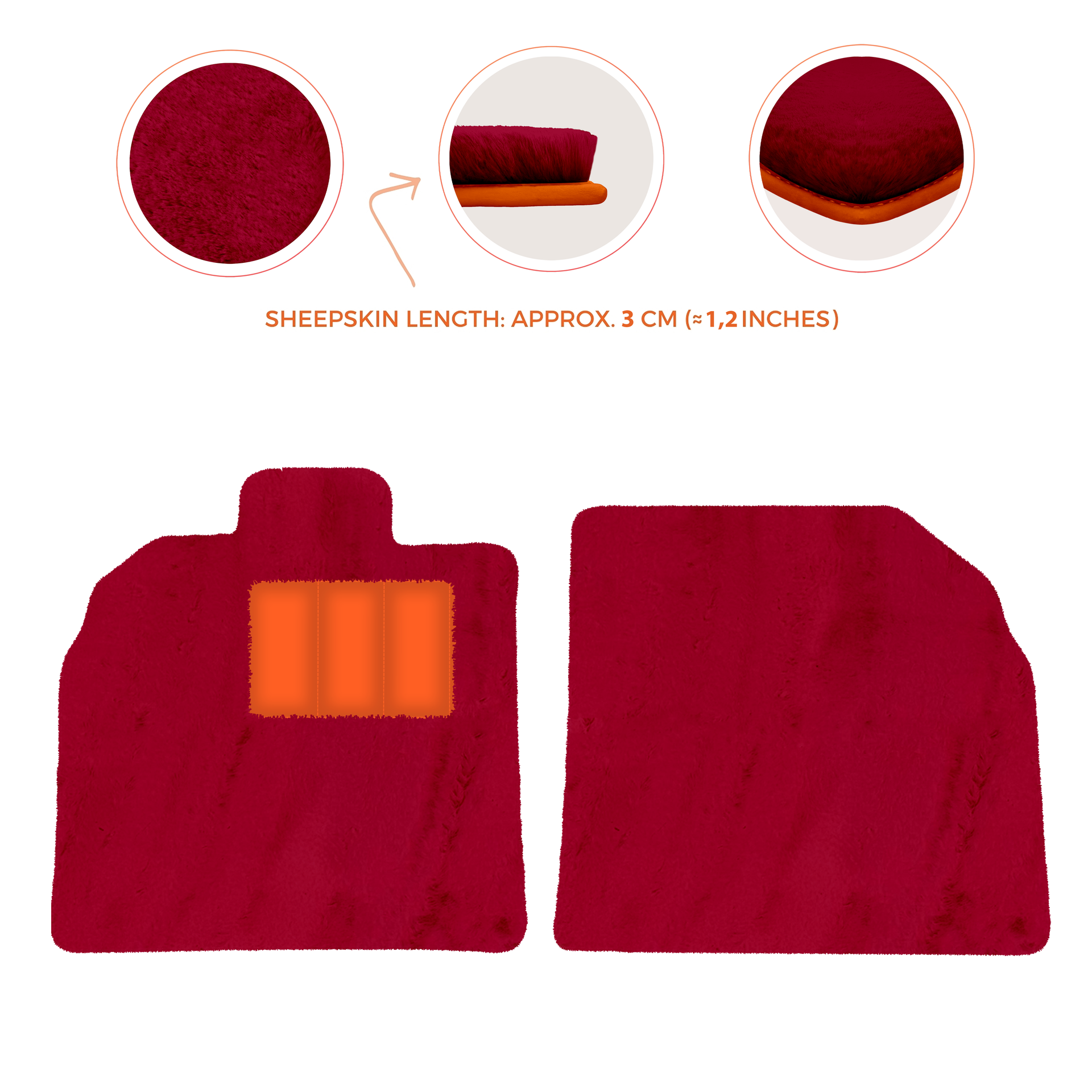 Black Floor Mats for Lamborghini Aventador SV with Alcantara Leather - AutoWin.EU