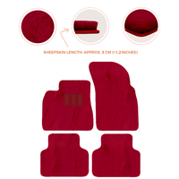 Premium Luxury Sheepskin Floor Mats for Bentley Bentayga 2015-2023