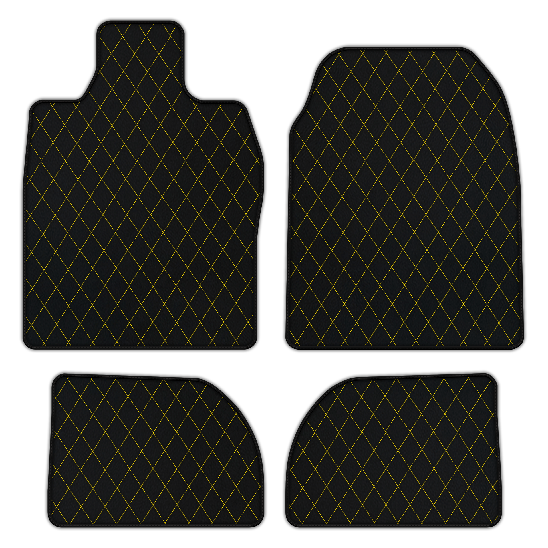 Leather Floor Mats for Porsche 924 (1976-1988) | Customizable Design